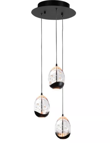 Hanglamp Clear Egg 3-lichts